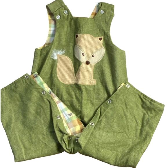 Bailey Boys Reversible Longalls‎ Fox/Frog - Picture 1 of 5